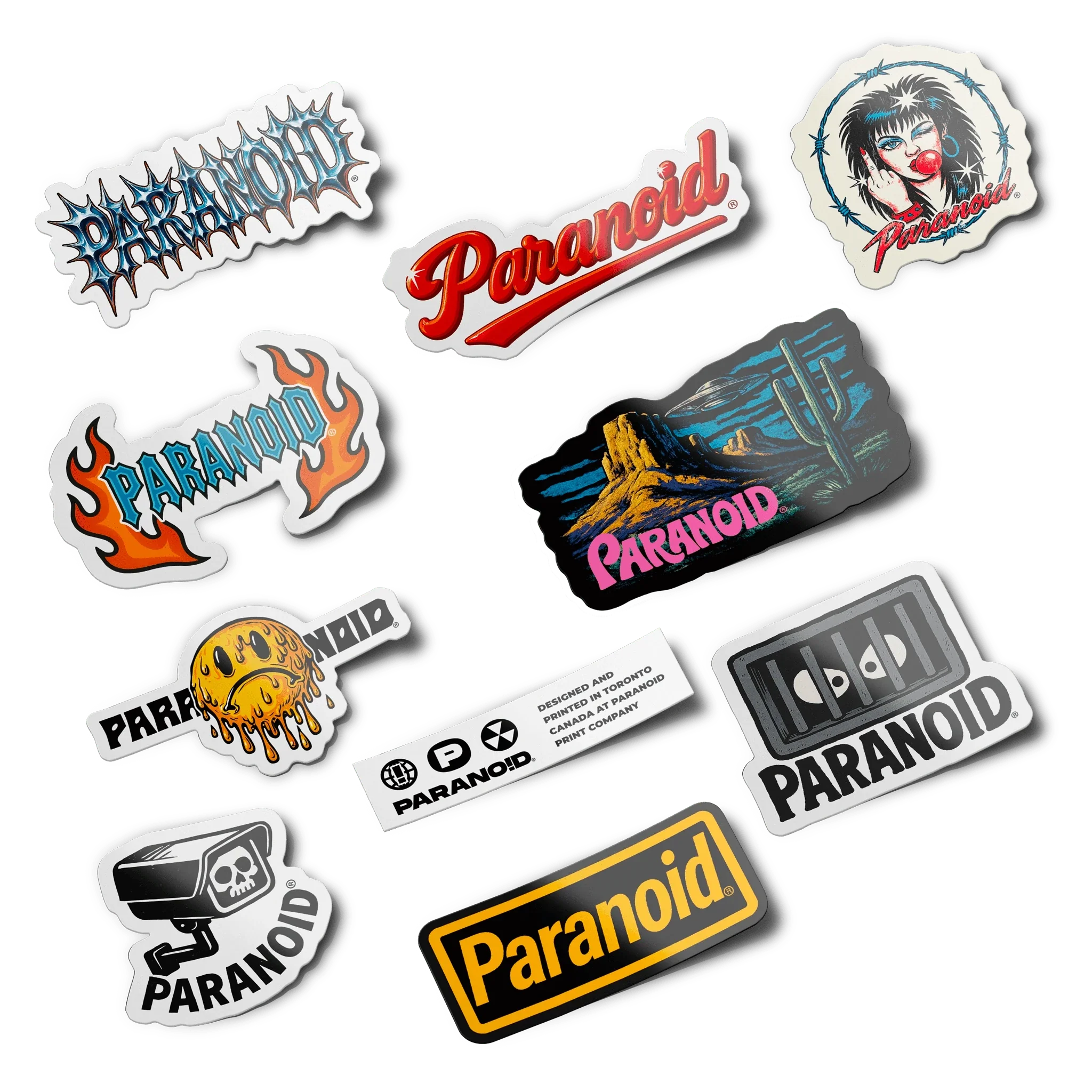 TEN YEARS GONE 10 STICKER PACK