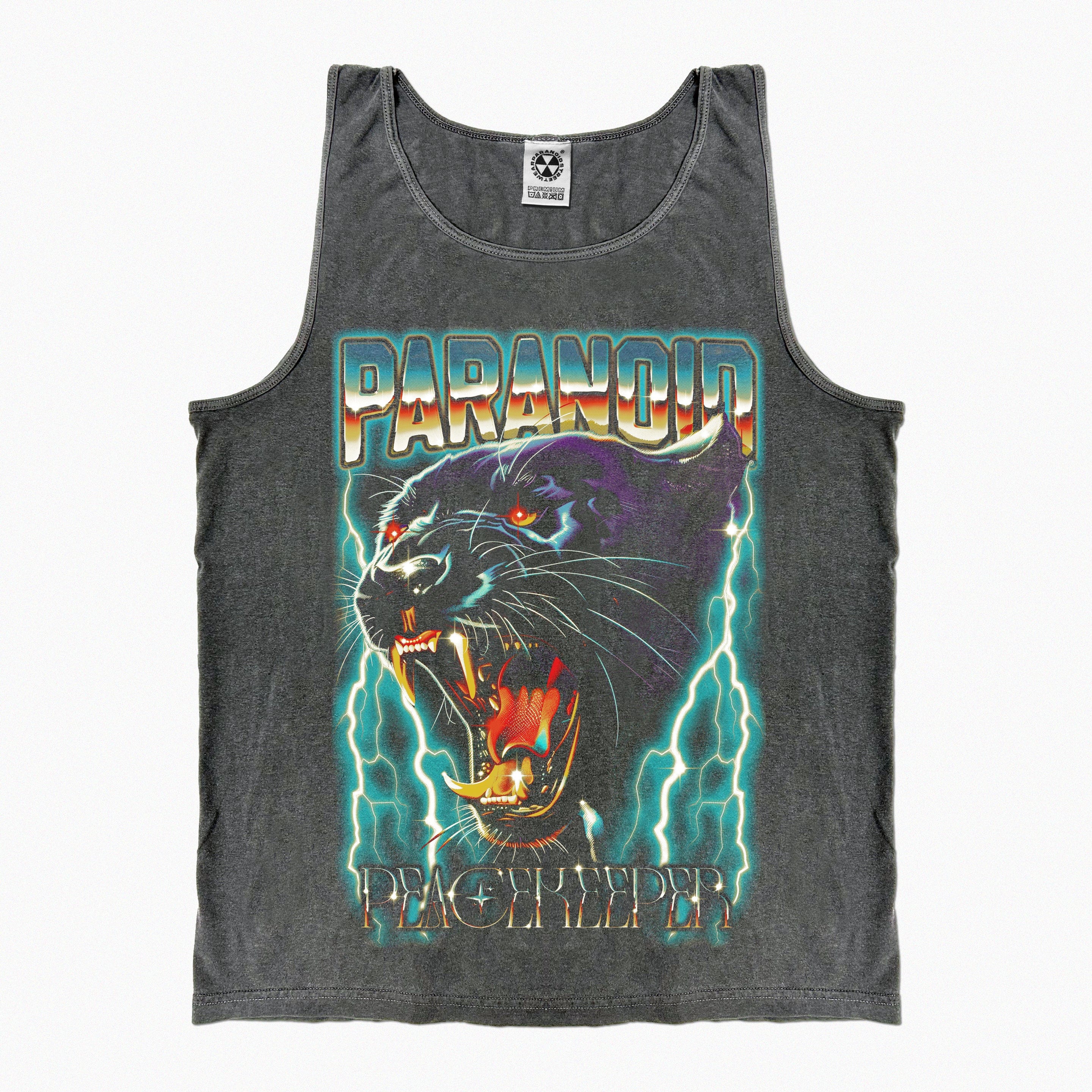 AZRAEL PREMIUM VINTAGE BLACK TANK TOP