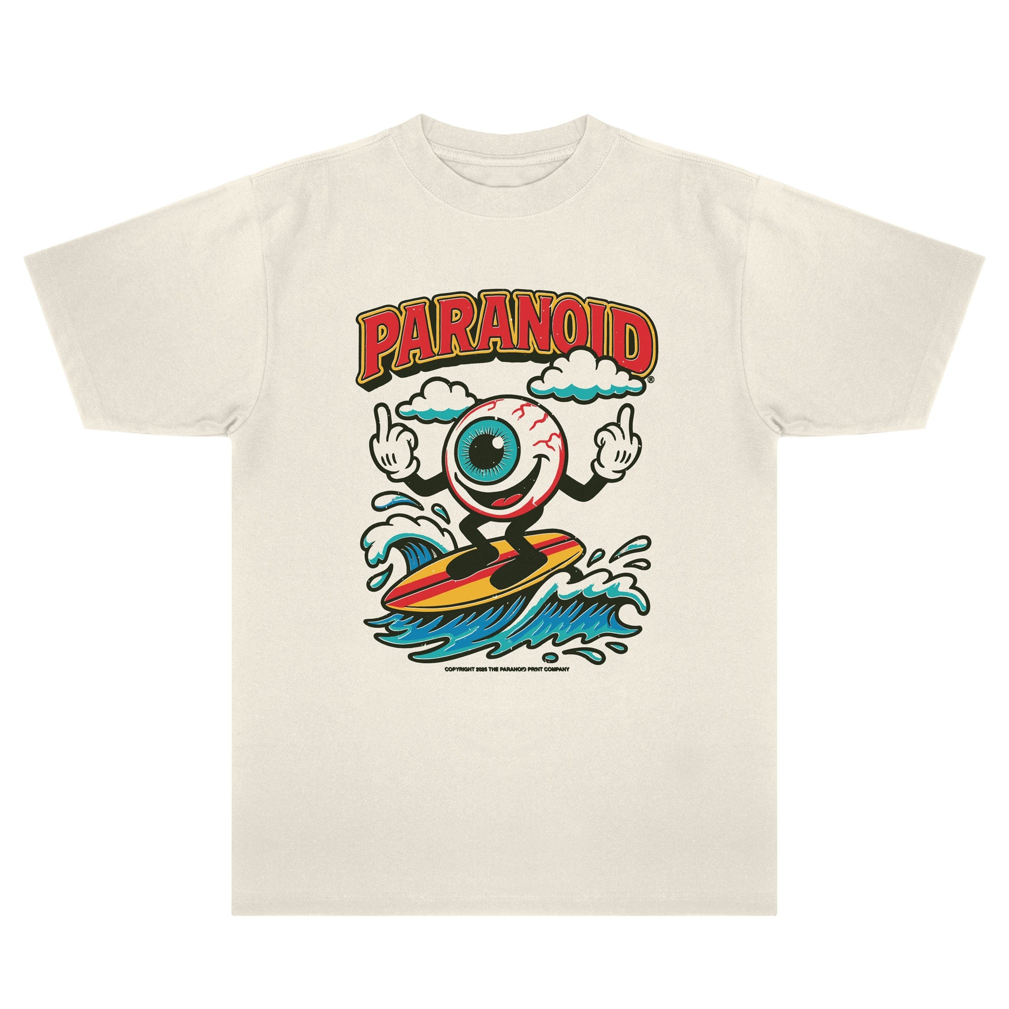 SURFING EYEBALL PREMIUM T-SHIRT