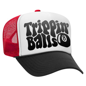 Open image in slideshow, &#39;TRIPPIN&#39; BALLS&#39; TRUCKER HAT
